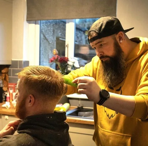 A haircut by Eddy's Mobile Barbering