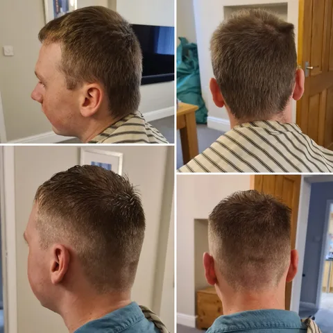 A haircut by Eddy's Mobile Barbering